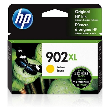 Show details for HP T6M10AN (HP 902XL) OEM High Yield Yellow Inkjet Cartridge Picture of HP T6M10AN (HP 902XL) OEM High Yield Yellow Inkjet Cartridge