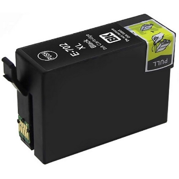 Picture of Remanufactured T702xl120 (Epson 702XL) Ultra High Yield Black Inkjet Cartridge (1100 Yield)