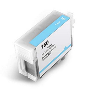 Show details for Remanufactured T760220 (Epson 760) Cyan Ink Cartridge (32 ml) Picture of Remanufactured T760220 (Epson 760) Cyan Ink Cartridge (32 ml)