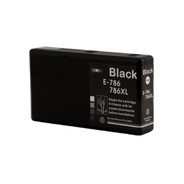Picture of Remanufactured T786XL120 (Epson 786XL) Ultra High Yield Black Inkjet Cartridge (2600 Yield)