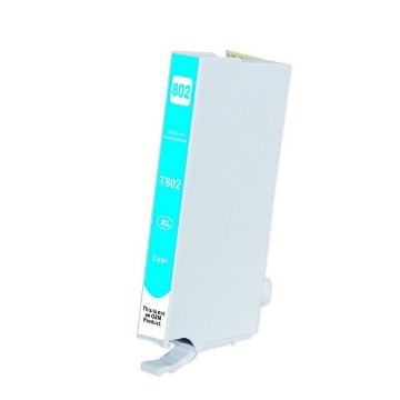 Picture of Remanufactured T802xl220 (Epson 802XL) Ultra High Yield Cyan Inkjet Cartridge (1900 Yield)