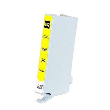 Picture of Remanufactured T802xl420 (Epson 802XL) Ultra High Yield Yellow Inkjet Cartridge (1900 Yield)