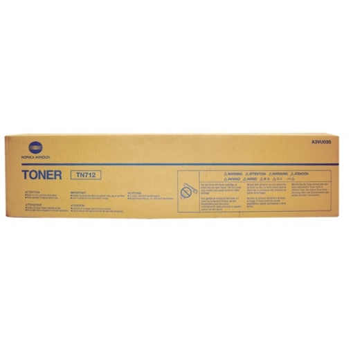 Picture of Konica Minolta TN-712 (A3VU030) OEM Black Toner Cartridge