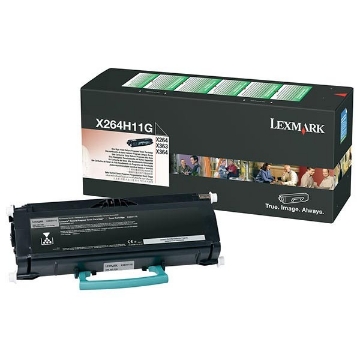 Show details for Lexmark X264H11G OEM Black Toner Cartridge Picture of Lexmark X264H11G OEM Black Toner Cartridge